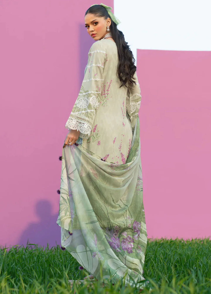 Sardinia Embroidered Lawn Unstitched Suit 3 Piece SRD25PL 908 Zinnia - Summer Collection