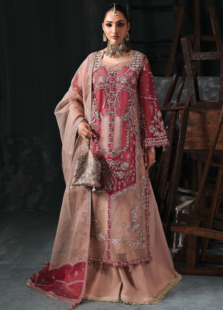Sardinia Embroidered Organza Suits Unstitched 3 Piece D-1205 Elara - Formals Collection