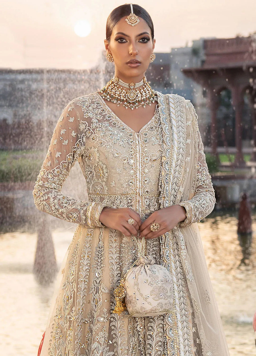 Sardinia Embroidered Suit Unstitched 3 Piece SRD24B 602 Noor Jahan - Formal Collection