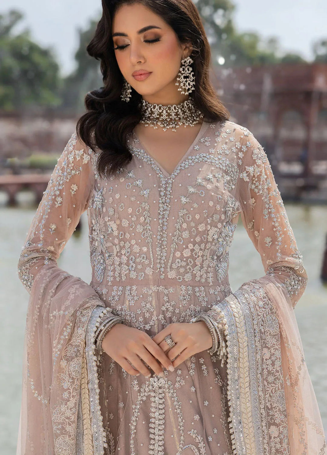 Sardinia Embroidered Suit Unstitched 3 Piece SRD24B 608 Roshan Ara - Formal Collection