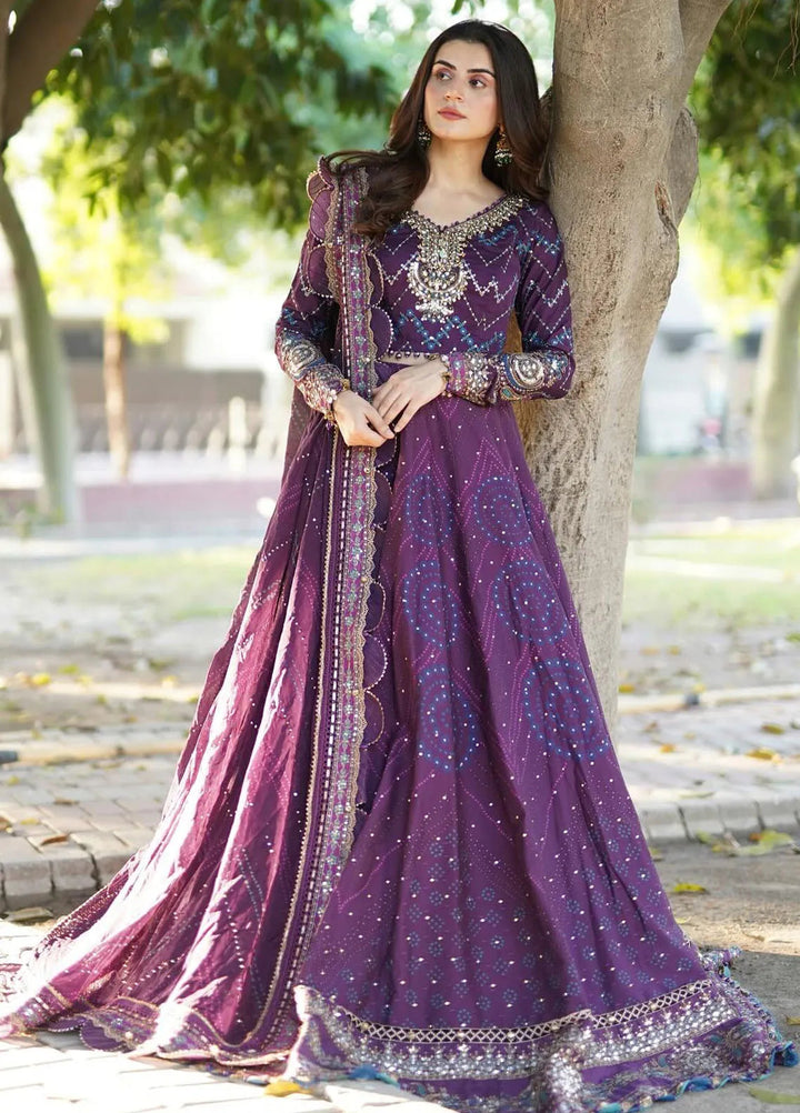Sateen By Maria B Embroidered Suit Unstitched 3 Piece MB24S D-02 - Formal Collection