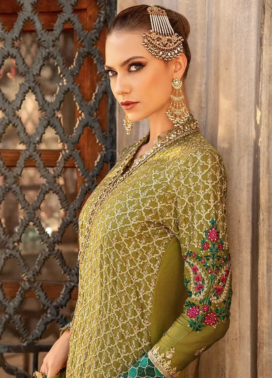 Sateen By Maria B Embroidered Suit Unstitched 3 Piece MB24S D-03 - Formal Collection