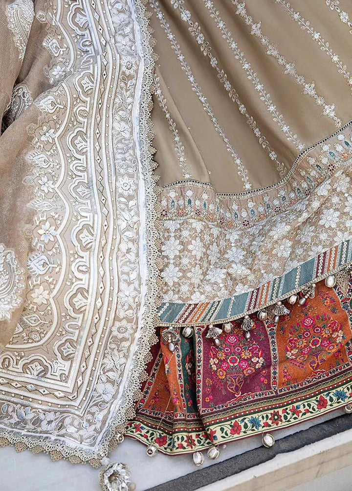 Sateen By Maria B Embroidered Suit Unstitched 3 Piece MB24S D-10 - Formal Collection