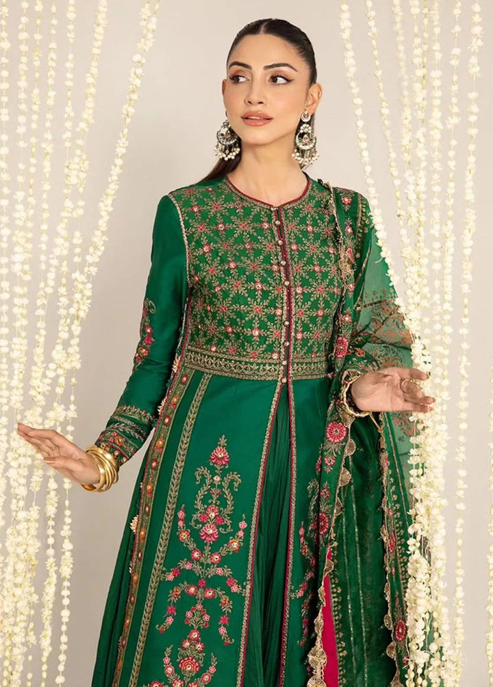 Minor Defect - Sateen By Maria B Embroidered Suit Unstitched 3 Piece MB24S D-11 - Formal Collection