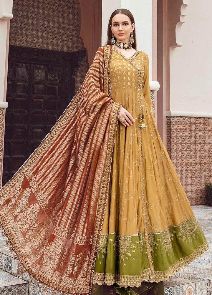 Sateen By Maria B Embroidered Cotton Suits Unstitched 3 Piece MB23ST D-02 - Luxury Collection