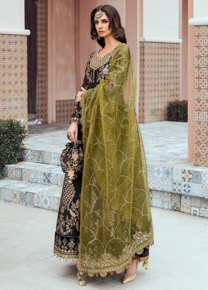 Sateen By Maria B Embroidered Cotton Suits Unstitched 3 Piece MB23ST D-03 - Luxury Collection