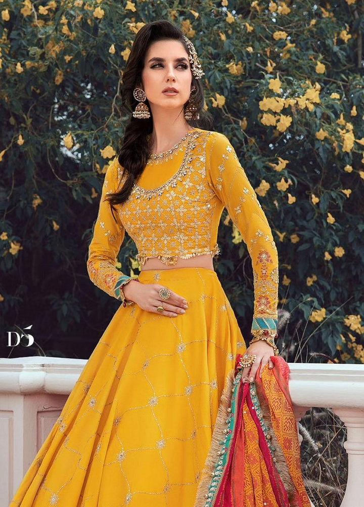 Sateen By Maria B Embroidered Cotton Suits Unstitched 3 Piece MB23ST D-05 - Luxury Collection