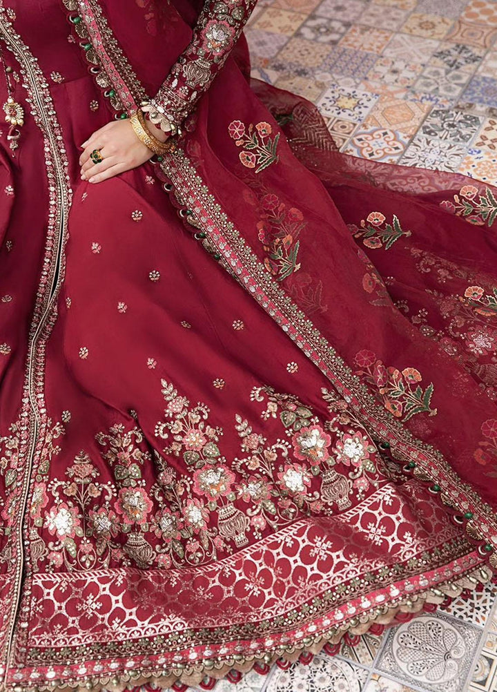 Sateen By Maria B Embroidered Cotton Suits Unstitched 3 Piece MB23ST D-08 - Luxury Collection