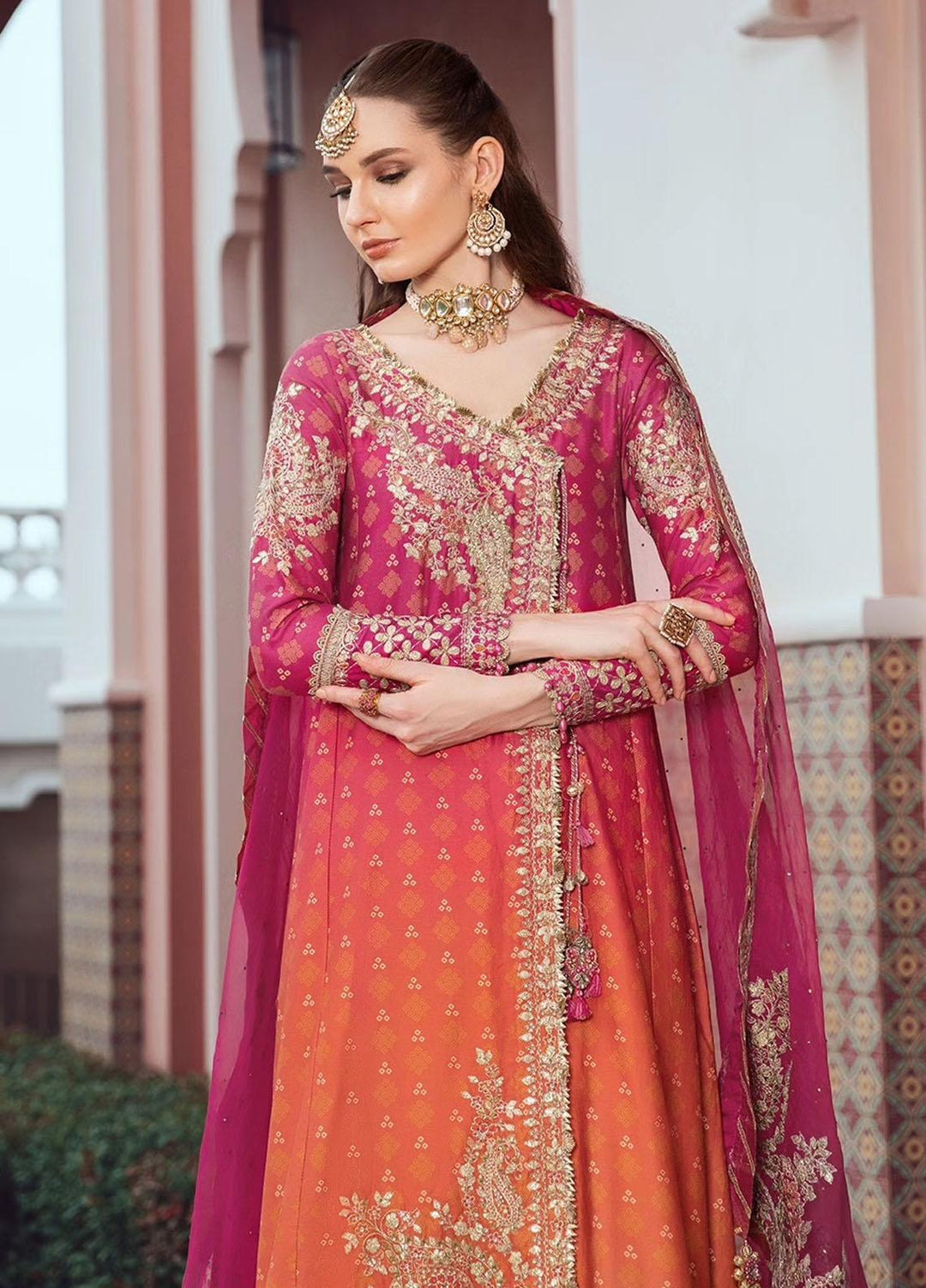 Sateen By Maria B Embroidered Cotton Suits Unstitched 3 Piece MB23ST D-09 - Luxury Collection