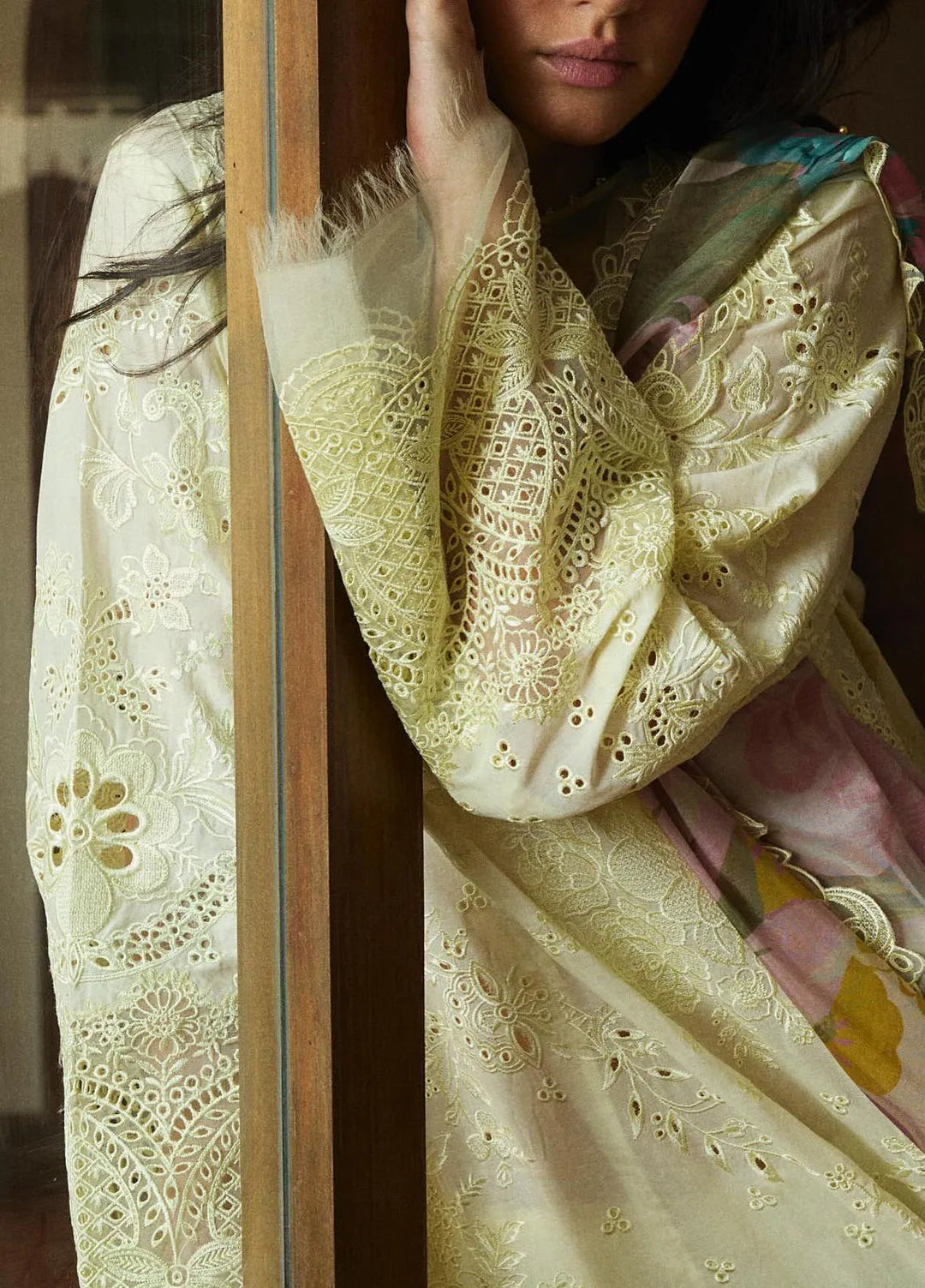 Satori by Zara Shahjahan Embroidered Lawn Suit Unstitched 3 Piece ZS25SL D-01 B Kaori - Summer Collection