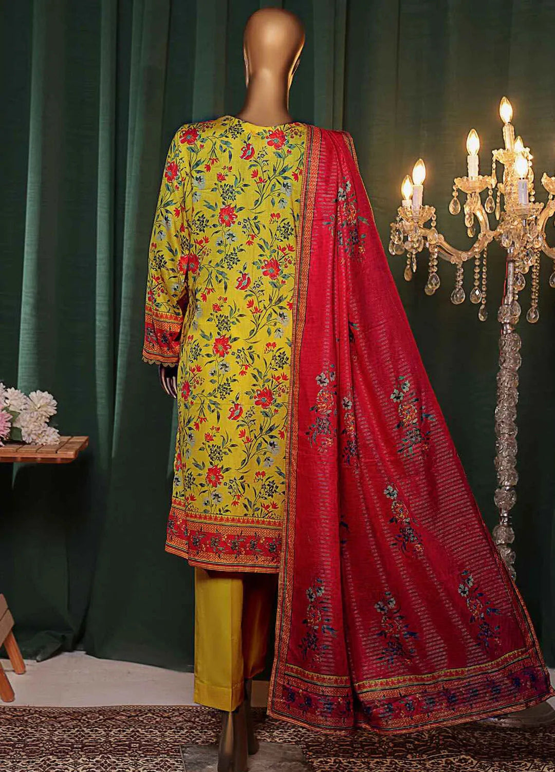 Satranga by HZ Textiles Embroidered Lawn Suits Unstitched 3 Piece HZ24SL SEC-178 - Summer Collection