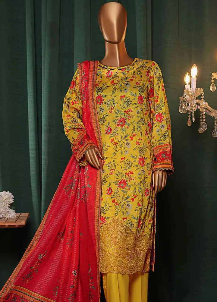 Satranga by HZ Textiles Embroidered Lawn Suits Unstitched 3 Piece HZ24SL SEC-178 - Summer Collection