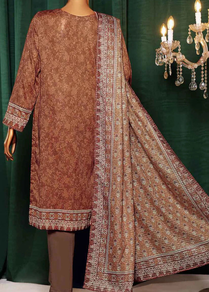 Satranga by HZ Textiles Embroidered Lawn Suits Unstitched 3 Piece HZ24SL SEC-180 - Summer Collection