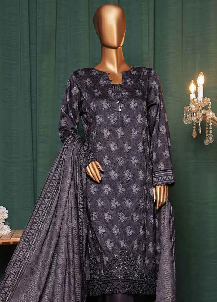 Satranga by HZ Textiles Embroidered Lawn Suits Unstitched 3 Piece HZ24SL SEC-183 - Summer Collection