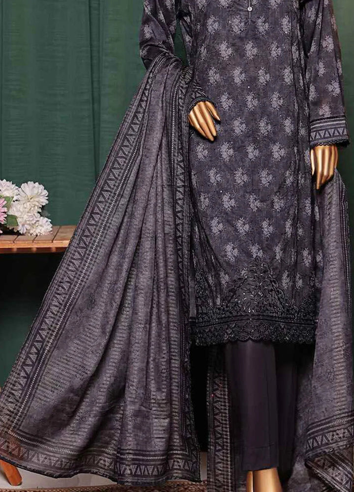 Satranga by HZ Textiles Embroidered Lawn Suits Unstitched 3 Piece HZ24SL SEC-183 - Summer Collection