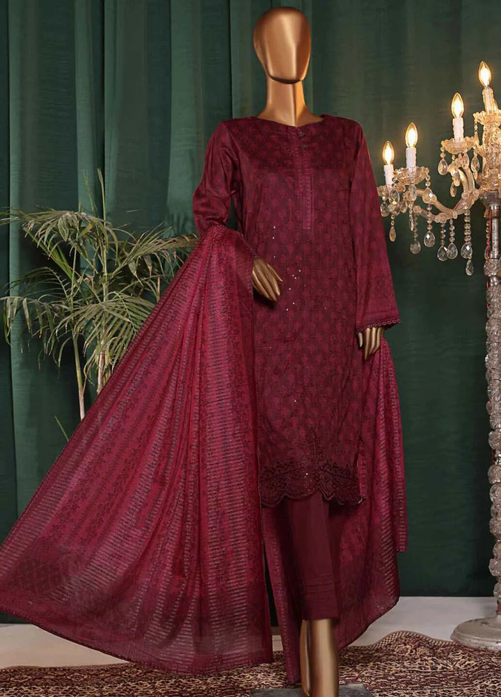 Satranga by HZ Textiles Embroidered Lawn Suits Unstitched 3 Piece HZ24SL SEC-184 - Summer Collection