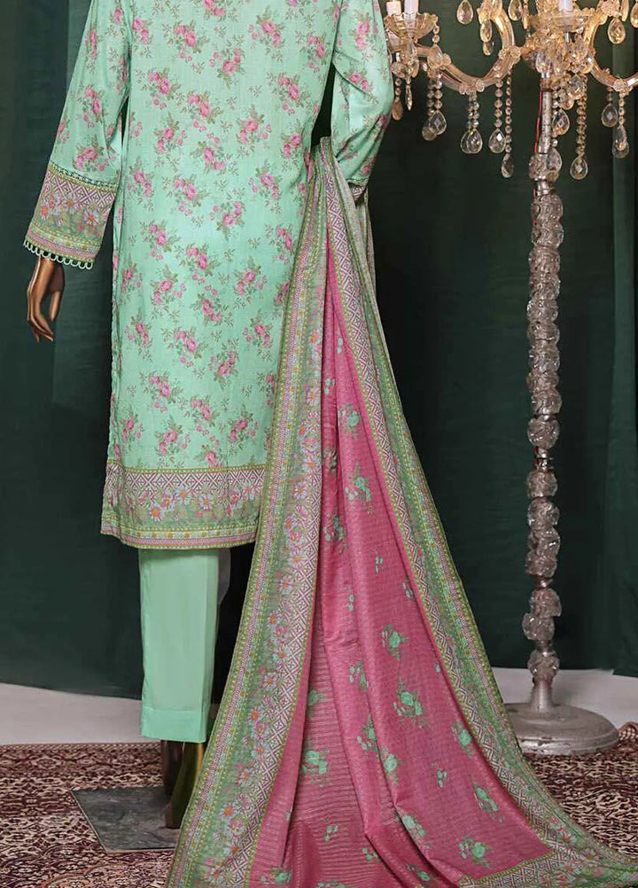 Satranga by HZ Textiles Embroidered Lawn Suits Unstitched 3 Piece HZ24SL SEC-186 - Summer Collection