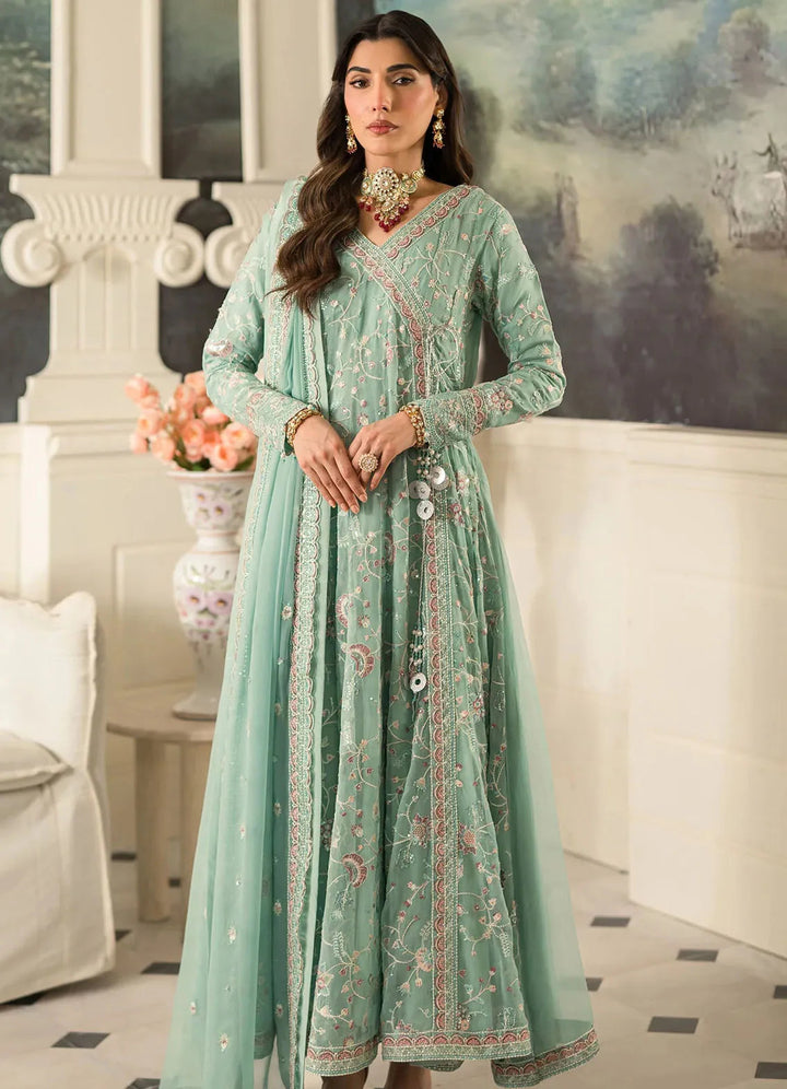 Sauve by Emaan Embroidered Chiffon Suit Unstitched 3 Piece EA24S Azlin - Summer Collection