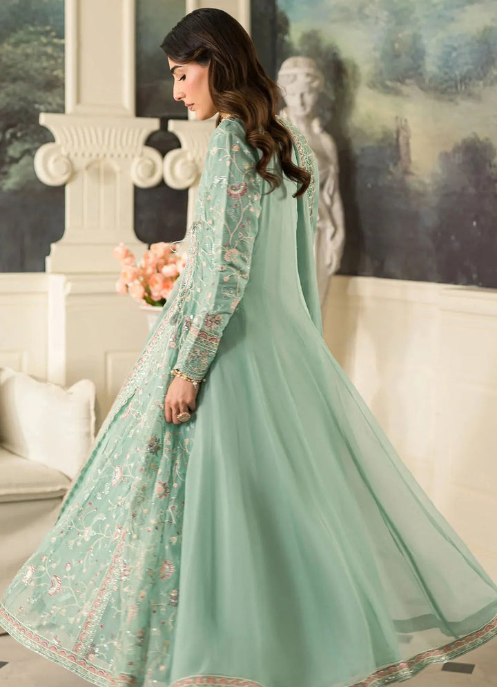 Sauve by Emaan Embroidered Chiffon Suit Unstitched 3 Piece EA24S Azlin - Summer Collection