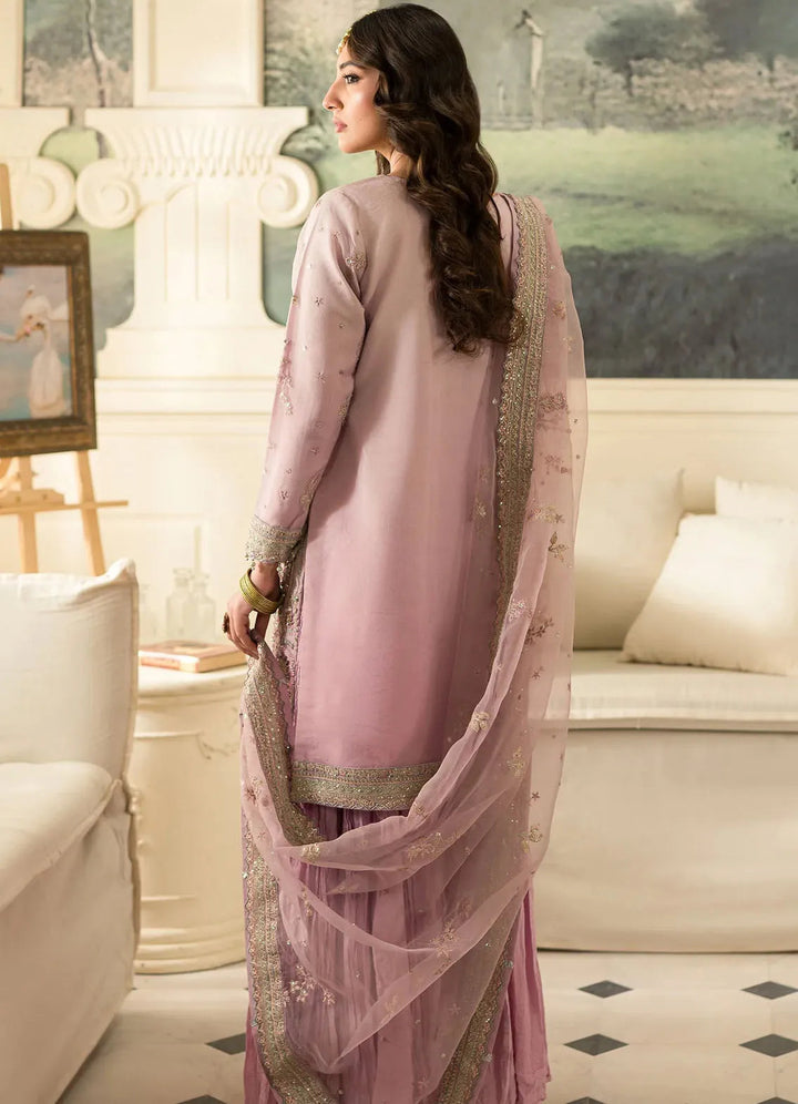Sauve by Emaan Embroidered Organza Suit Unstitched 3 Piece EA24S Bella - Summer Collection
