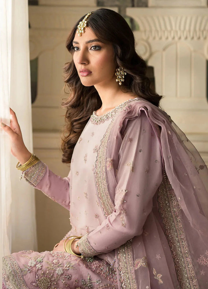 Sauve by Emaan Embroidered Organza Suit Unstitched 3 Piece EA24S Bella - Summer Collection