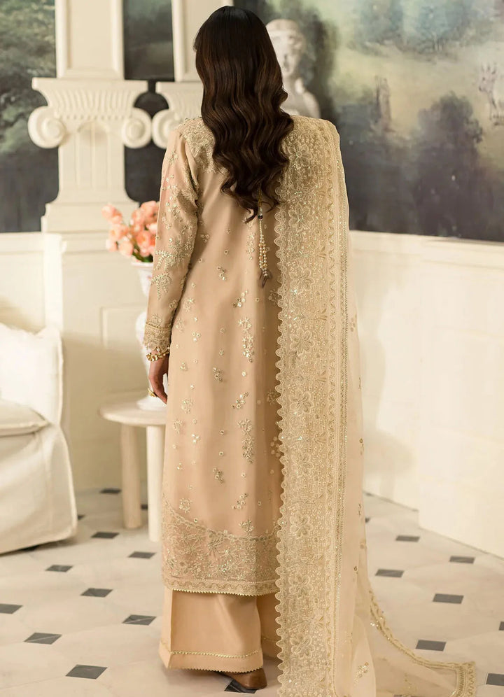 Sauve by Emaan Embroidered Organza Suit Unstitched 3 Piece EA24S Aruna - Summer Collection
