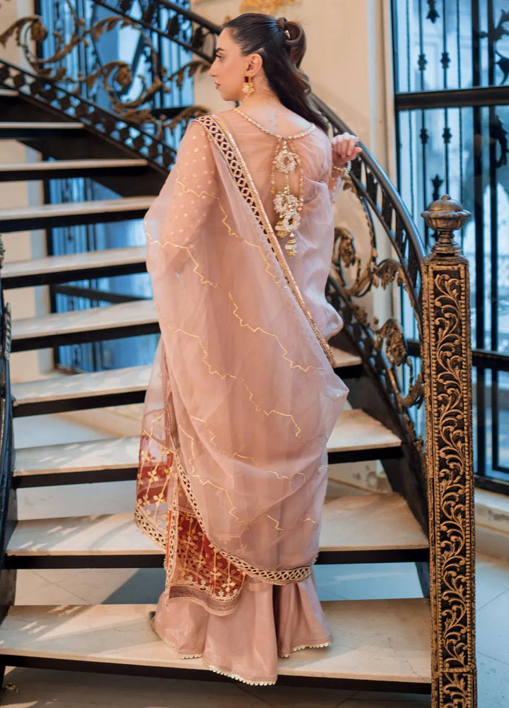 Savoir by Sahane Embroidered Organza Suits Unstitched 3 Piece CT-140001 Lirio - Luxury Collection