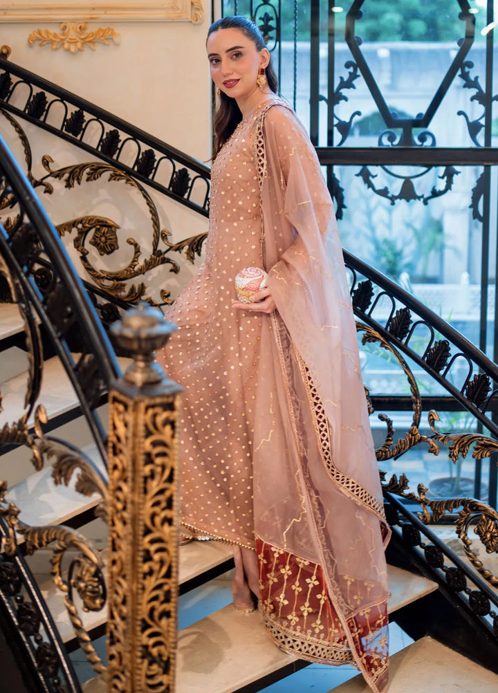 Savoir by Sahane Embroidered Organza Suits Unstitched 3 Piece CT-140001 Lirio - Luxury Collection