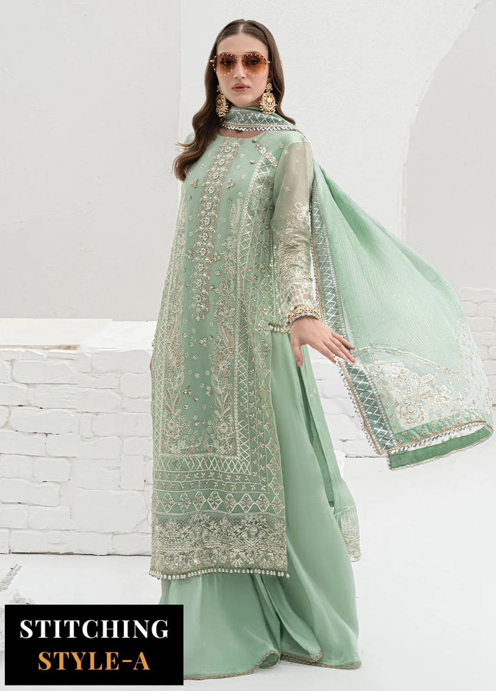 Savoir by Sahane Embroidered Chiffon Suits Unstitched 3 Piece CT-140008 Elise - Luxury Collection