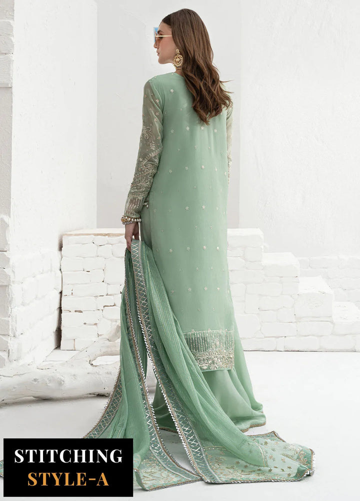 Savoir by Sahane Embroidered Chiffon Suits Unstitched 3 Piece CT-140008 Elise - Luxury Collection