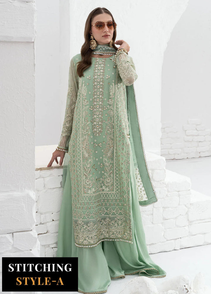 Savoir by Sahane Embroidered Chiffon Suits Unstitched 3 Piece CT-140008 Elise - Luxury Collection