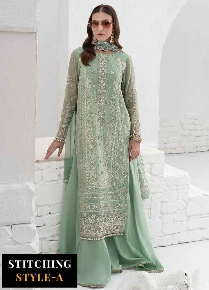 Savoir by Sahane Embroidered Chiffon Suits Unstitched 3 Piece CT-140008 Elise - Luxury Collection