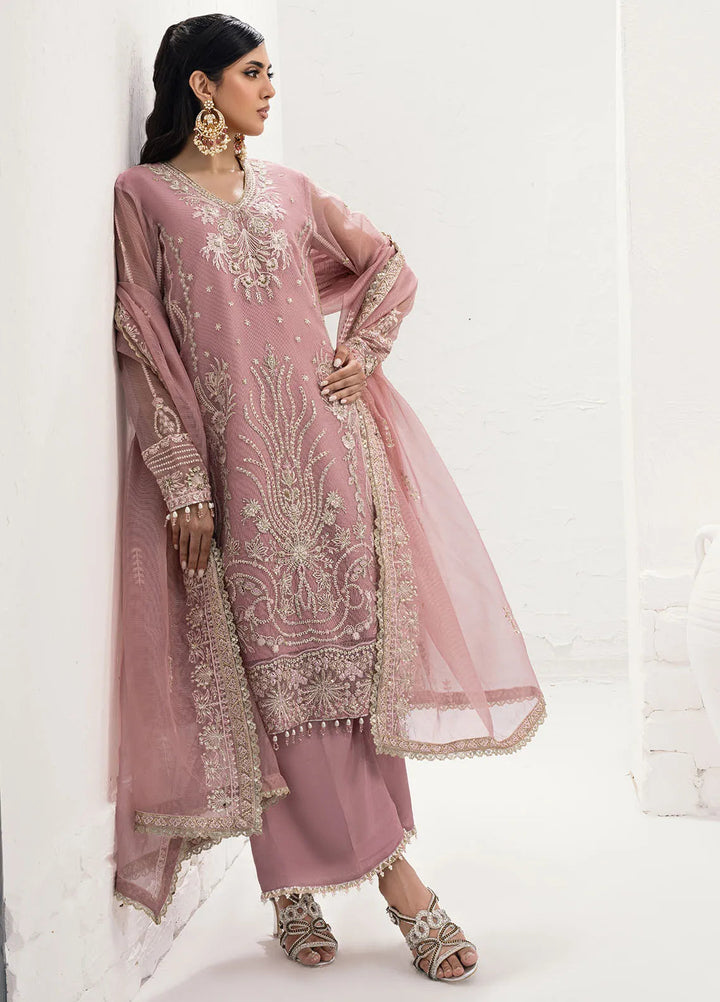 Savoir by Sahane Embroidered Cotton Net Suits Unstitched 3 Piece CT-140006 Nenufar - Luxury Collection