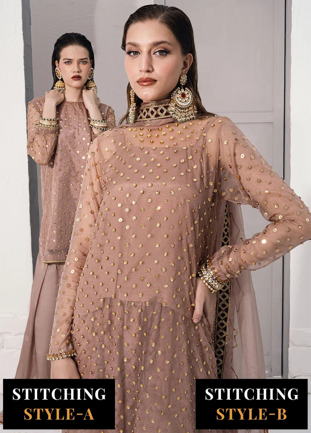 Savoir by Sahane Embroidered Organza Suits Unstitched 3 Piece CT-140001 Lirio - Luxury Collection