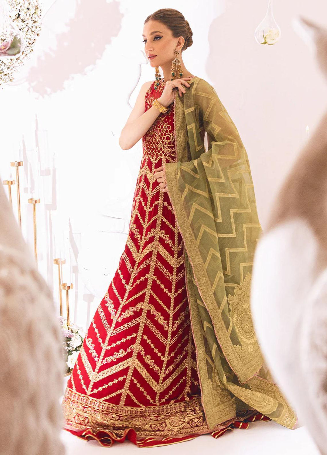 Sawariya By Roheenaz Embroidered Chiffon Suits Unstitched 4 Piece RNZ23S Runch230103 - Luxury Collection