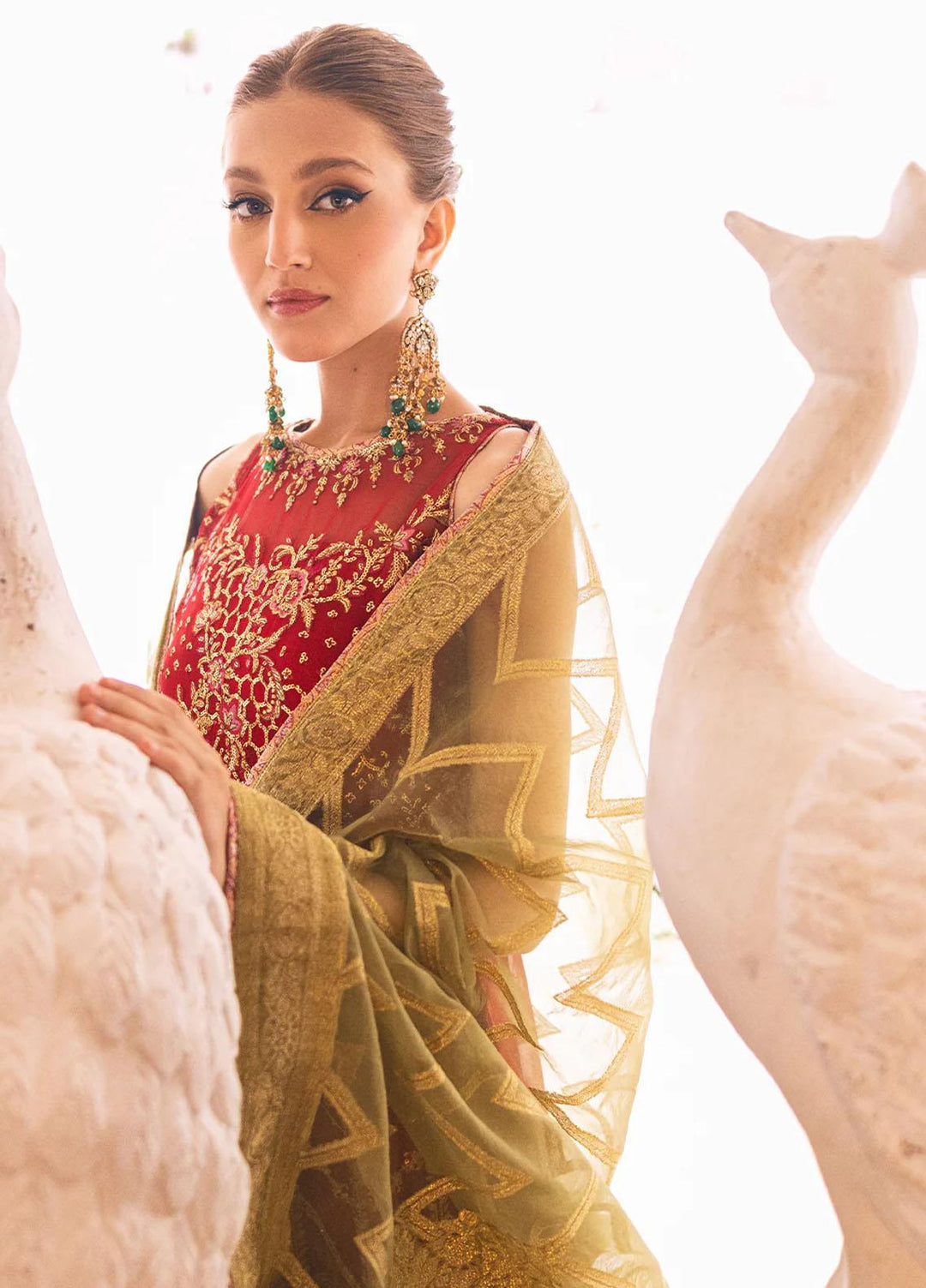 Sawariya By Roheenaz Embroidered Chiffon Suits Unstitched 4 Piece RNZ23S Runch230103 - Luxury Collection