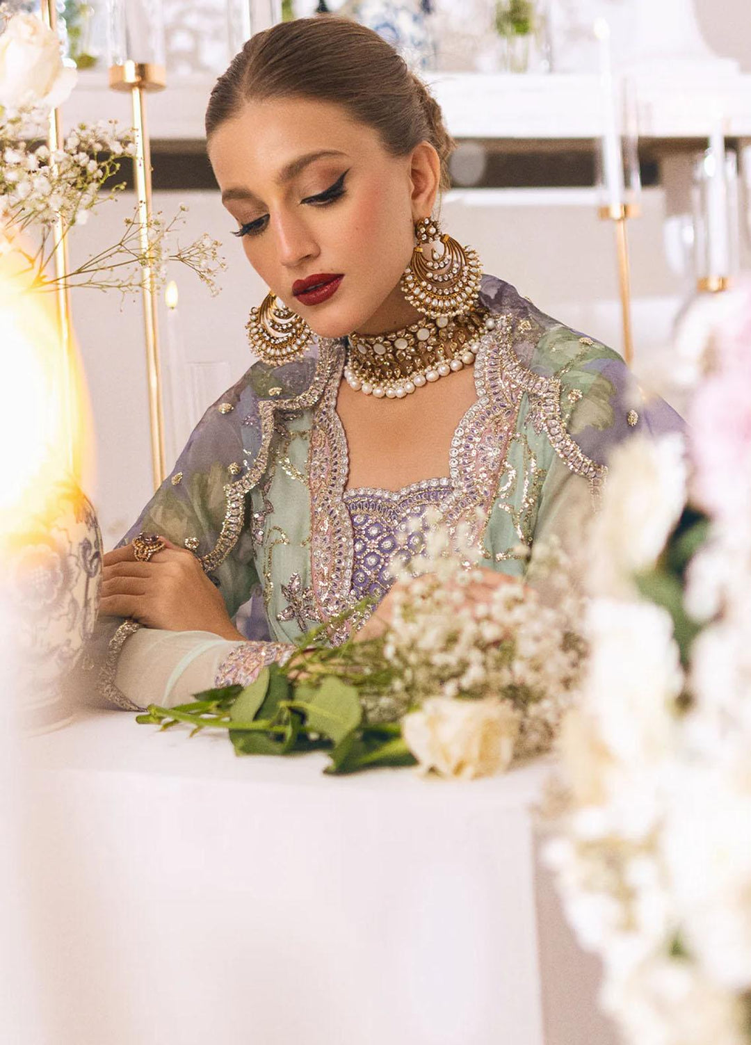 Sawariya By Roheenaz Embroidered Chiffon Suits Unstitched 4 Piece RNZ23S Runch230104 - Luxury Collection
