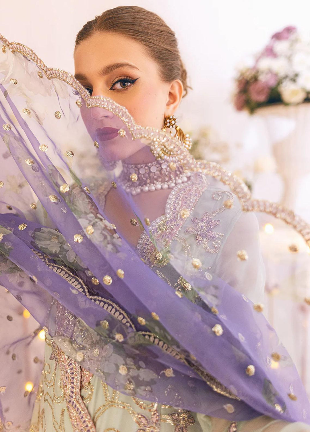 Sawariya By Roheenaz Embroidered Chiffon Suits Unstitched 4 Piece RNZ23S Runch230104 - Luxury Collection