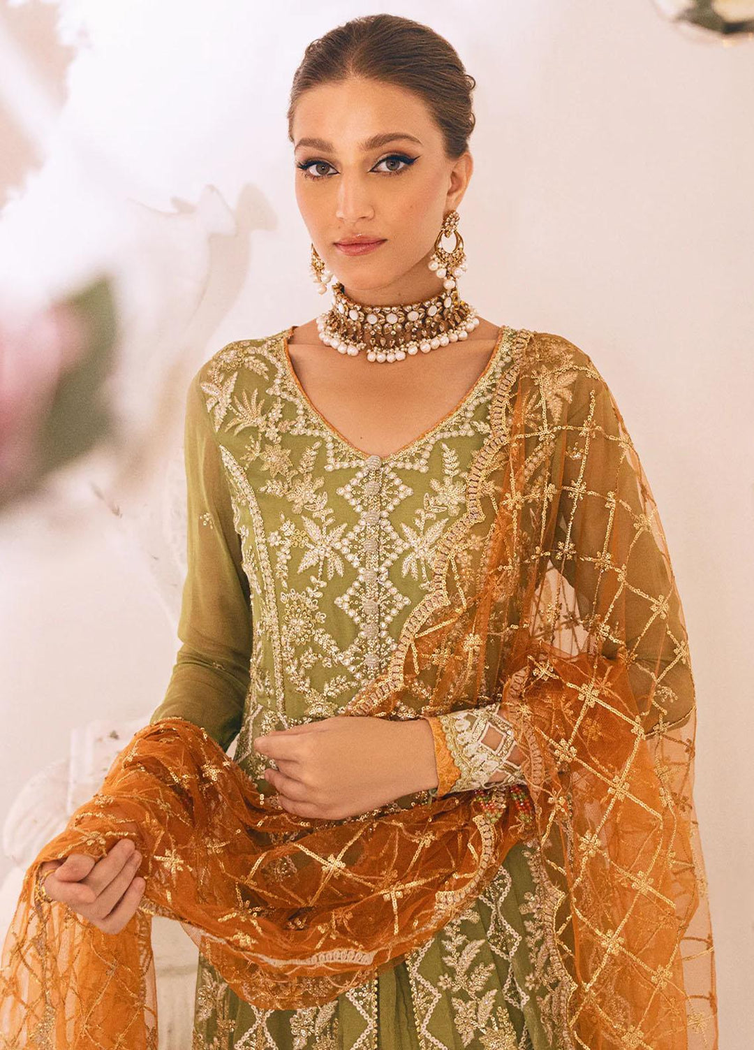 Sawariya By Roheenaz Embroidered Chiffon Suits Unstitched 4 Piece RNZ23S Runch230105 - Luxury Collection