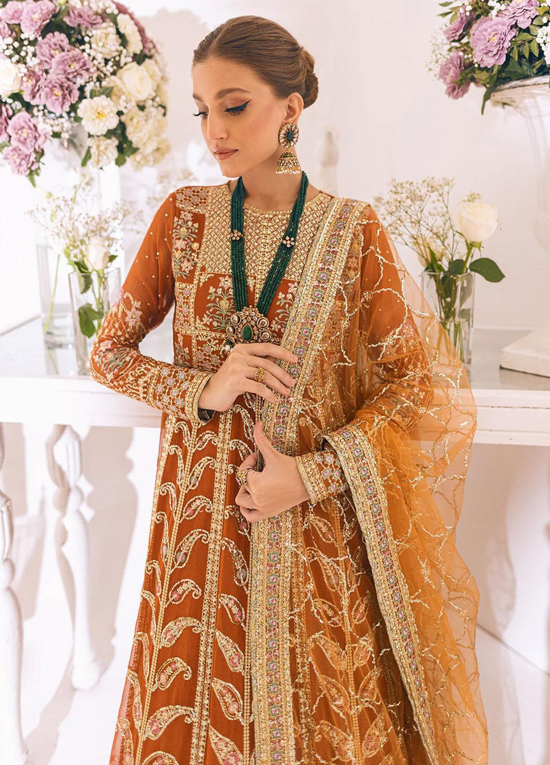 Sawariya By Roheenaz Embroidered Chiffon Suits Unstitched 4 Piece RNZ23S Runch230109 - Luxury Collection