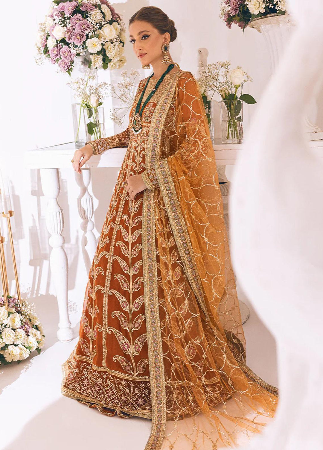 Sawariya By Roheenaz Embroidered Chiffon Suits Unstitched 4 Piece RNZ23S Runch230109 - Luxury Collection