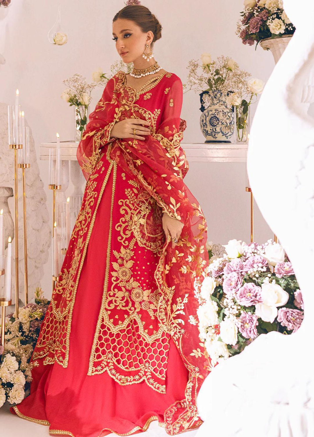 Sawariya By Roheenaz Embroidered Chiffon Suits Unstitched 4 Piece RNZ23S Runch230110 - Luxury Collection
