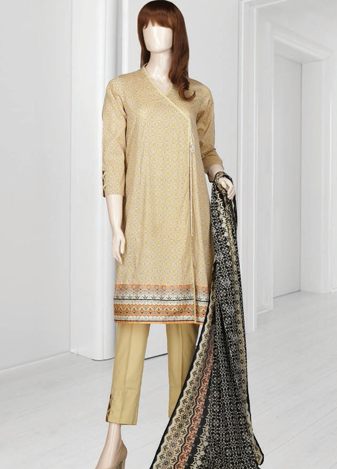 Mushk By Saya Printed Lawn Suits Unstitched 3 Piece SY21MUB-2108-29B LATTAFA - Summer Collection