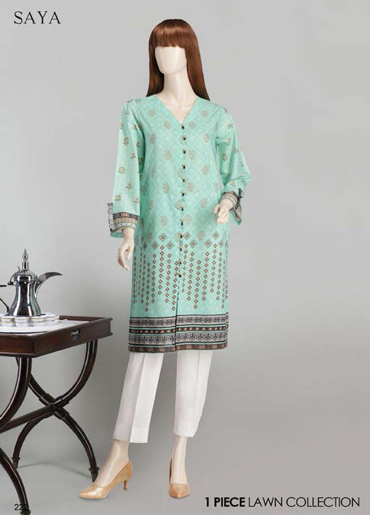 Saya Printed Lawn  Unstitched Kurties SY21SS RHYTHM (UG-2023-11E) - Spring / Summer Collection