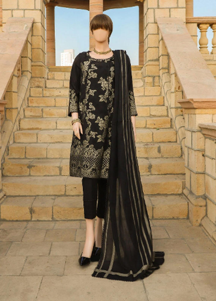 Saya Embroidered Lawn Suits Unstitched 3 Piece SY21SS BAHAR (UB-2107-1B) - Spring / Summer Collection