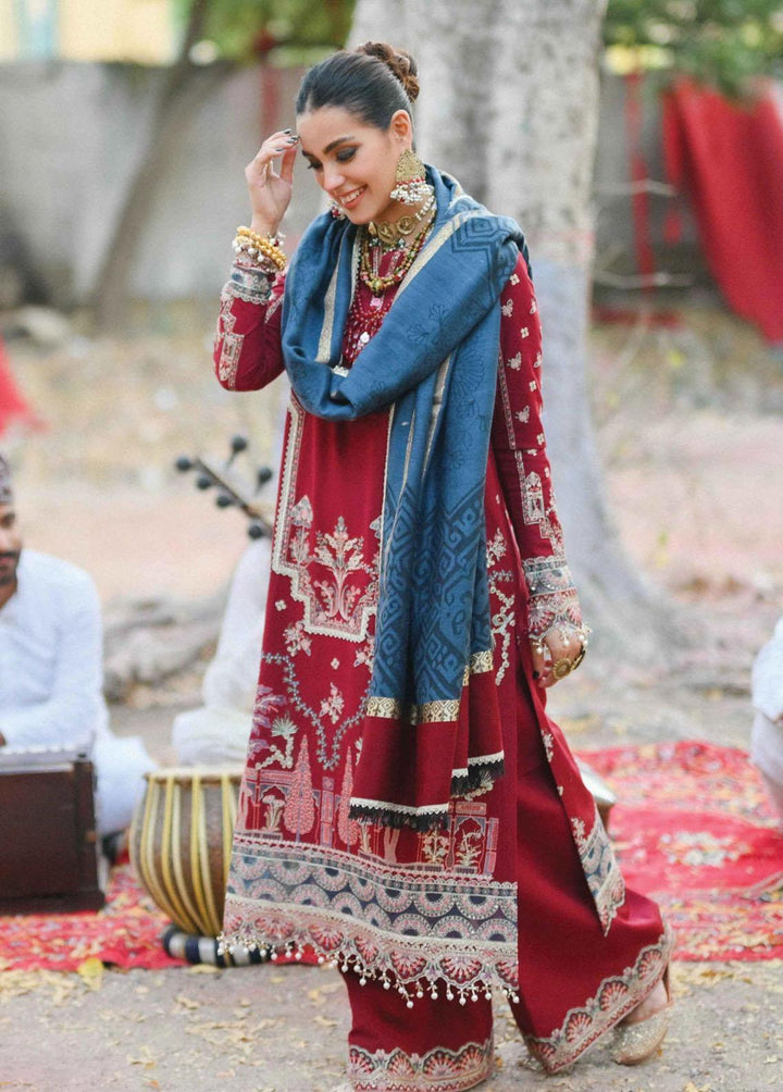 Sayonee by Qalamkar Embroidered  Suits Unstitched 3 Piece QLM22SL K-03 Kashaf - Luxury Collection