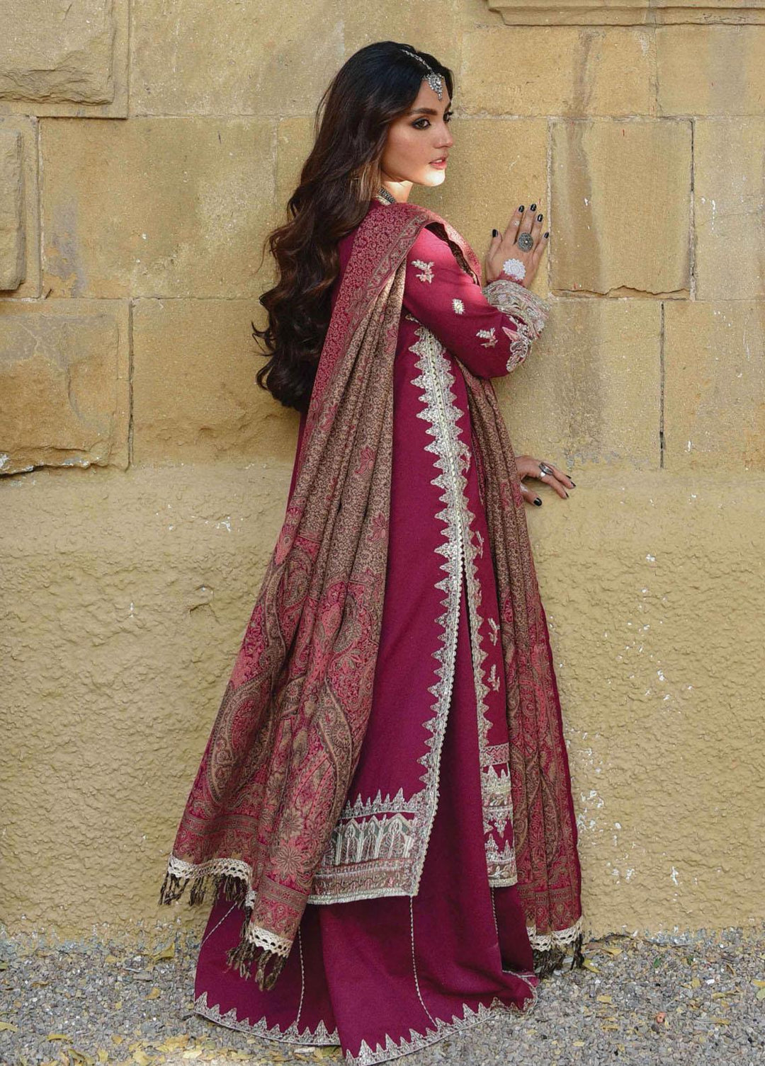 Sayonee by Qalamkar Embroidered  Suits Unstitched 3 Piece QLM22SL K-04 Samreen - Luxury Collection