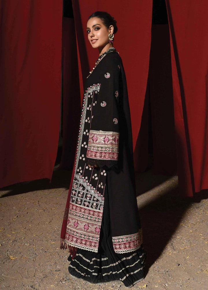 Sayonee by Qalamkar Embroidered  Suits Unstitched 3 Piece QLM22SL K-05 Faha - Luxury Collection