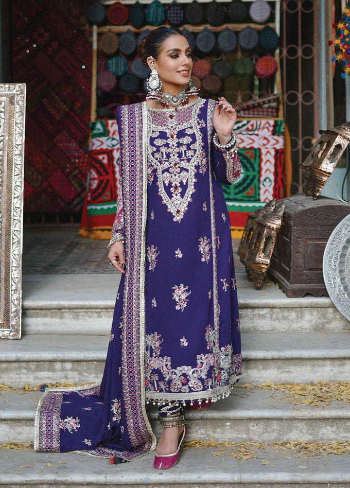 Sayonee by Qalamkar Embroidered  Suits Unstitched 3 Piece QLM22SL K-08 Jiya - Luxury Collection