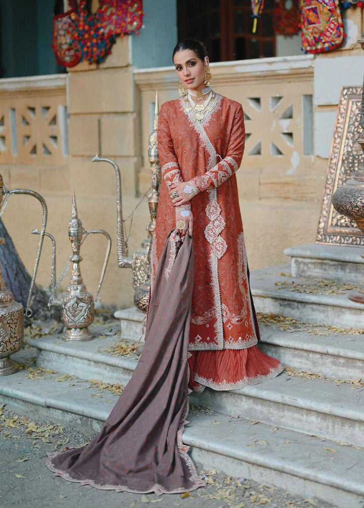 Sayonee by Qalamkar Embroidered  Suits Unstitched 3 Piece QLM22SL K-10 Armeena - Luxury Collection